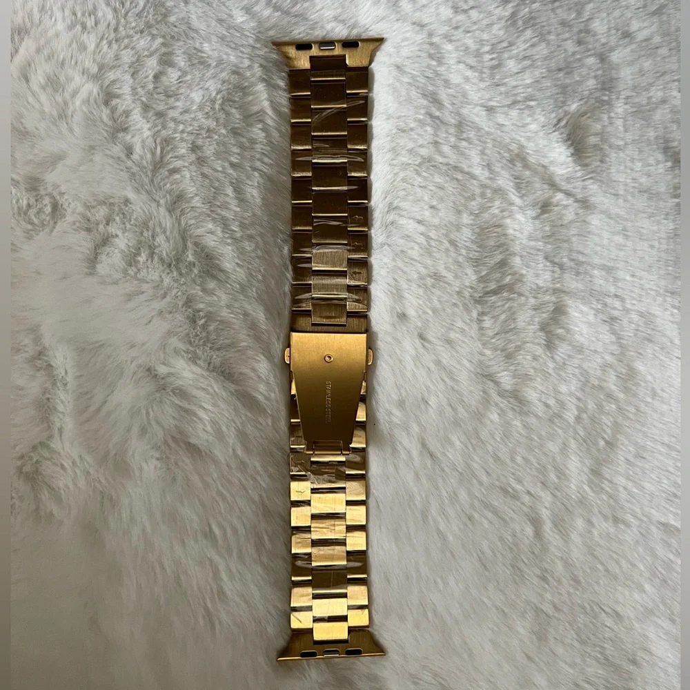 Gold Stainless Steel Watch Band